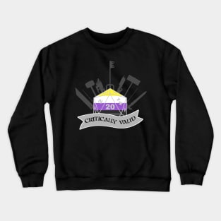 Critically Valid: Nonbinary Pride Crewneck Sweatshirt